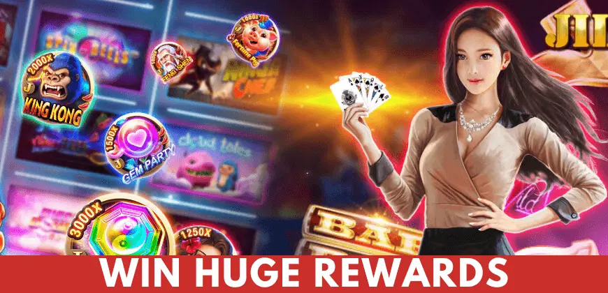 showing rewards in the game
