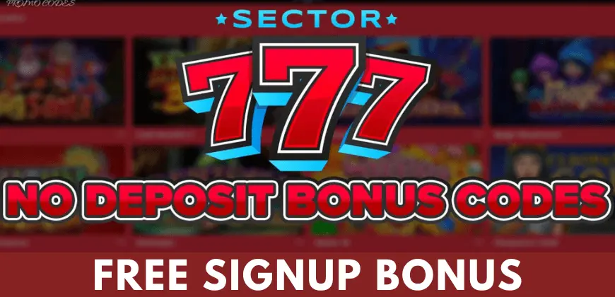 Sector 777 signup bonus